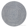 Polypropylene braided round synthetic patio outdoor rug